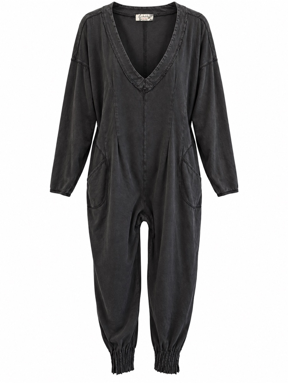Free People Intimately Onesie / Romper Black size Large Oversized Boho